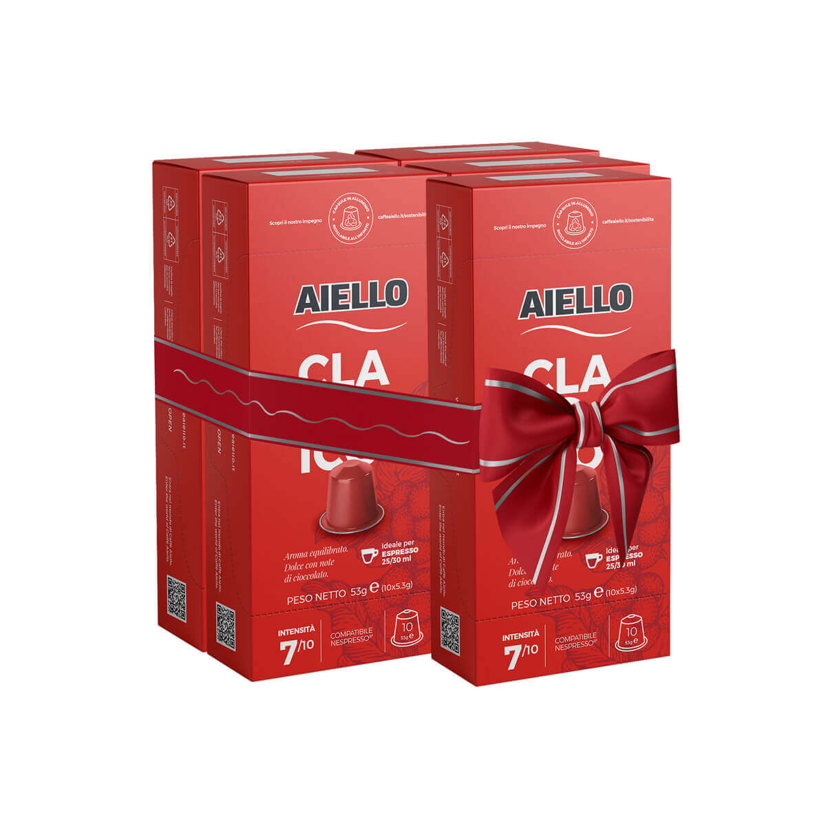 Pack X5 Cápsulas Aluminio Nespresso Classic