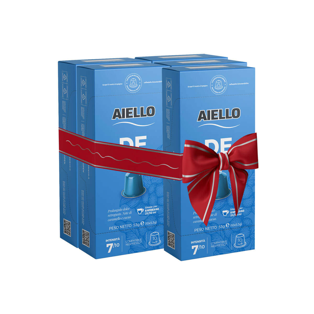 Pack X5 Cápsulas Aluminio Nespresso Descafeinado