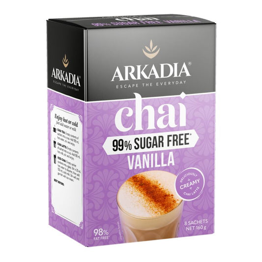 Chai Vainilla 99% Sin Azúcar 8 Pack