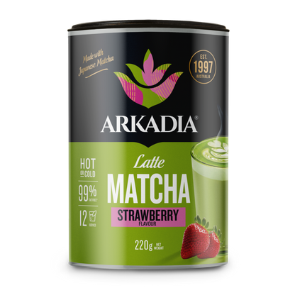 Arkadia Frutilla Matcha Latte 220g