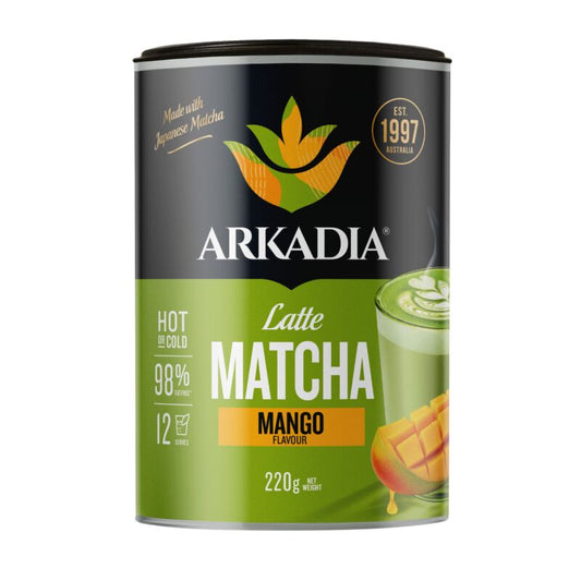 Arkadia Mango Matcha Latte 220g