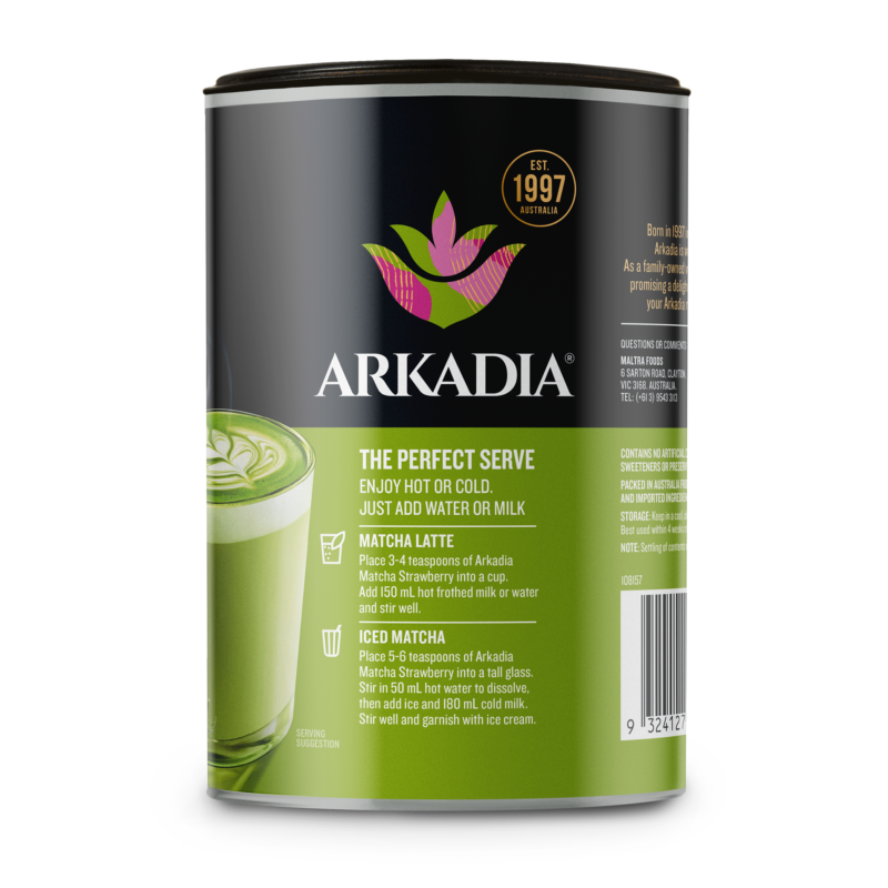 Arkadia Frutilla Matcha Latte 220g
