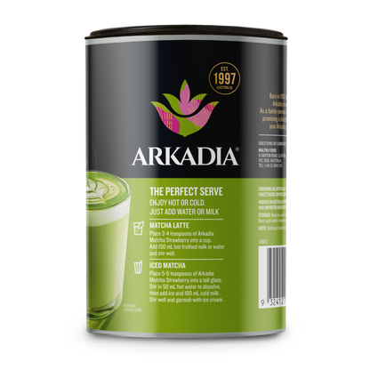 Arkadia Frutilla Matcha Latte 220g