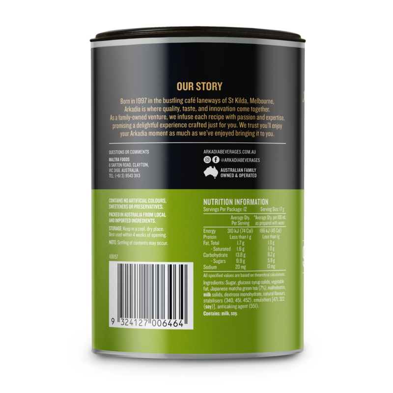 Arkadia Frutilla Matcha Latte 220g