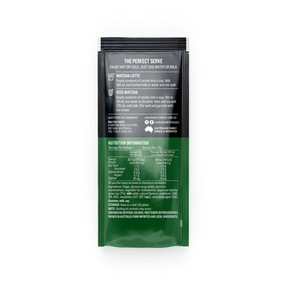 Arkadia Matcha Latte Original Sachet 8 Pack